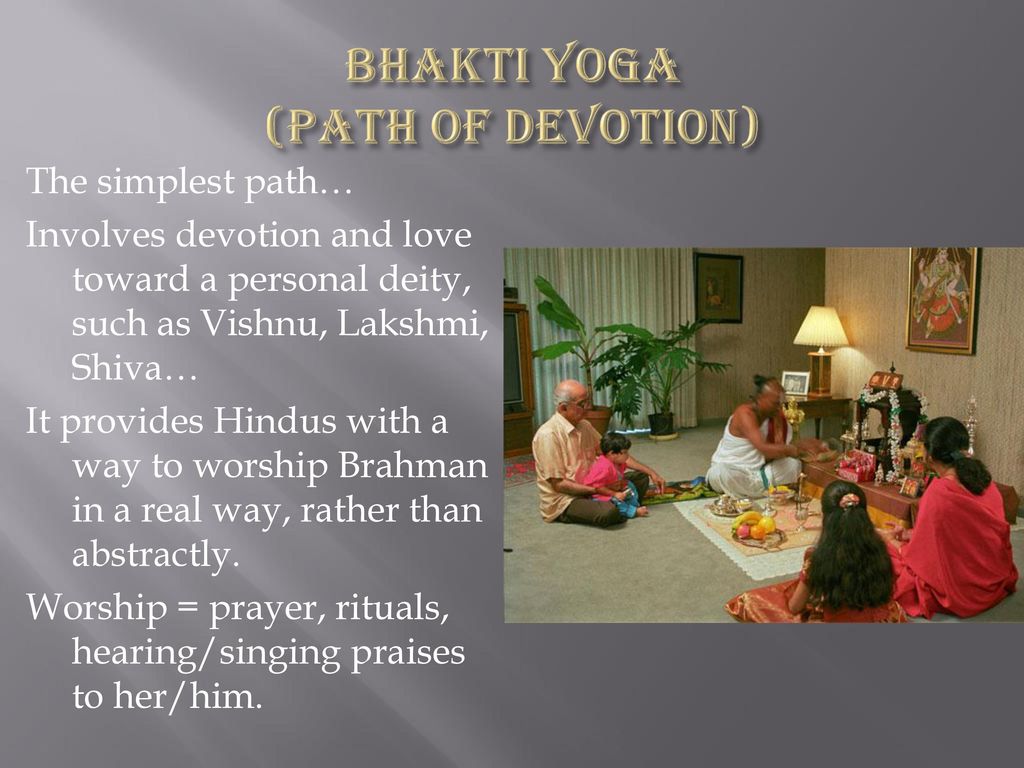 4 Hindu Paths To Salvation - Ppt Download