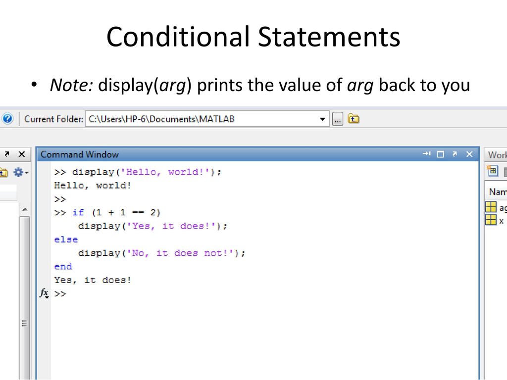 Introduction to Programming in MATLAB - ppt download