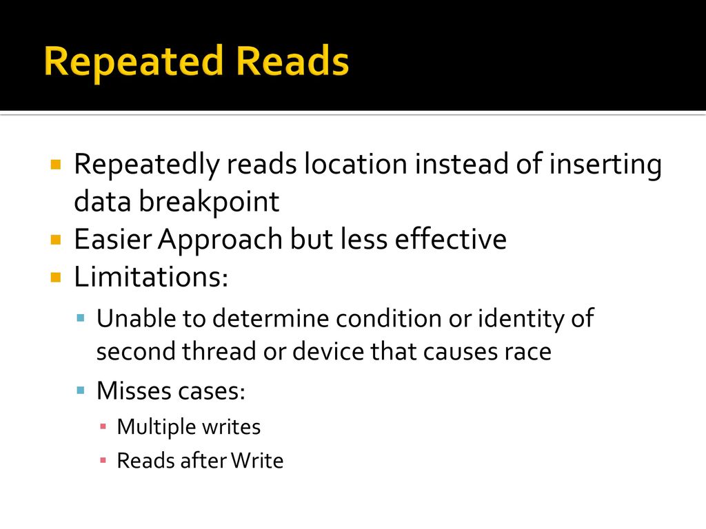 Effective data race detection for the kernel ppt download