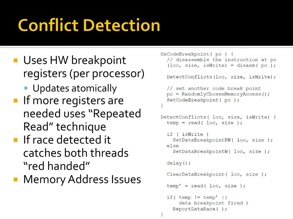 Effective data race detection for the kernel ppt download
