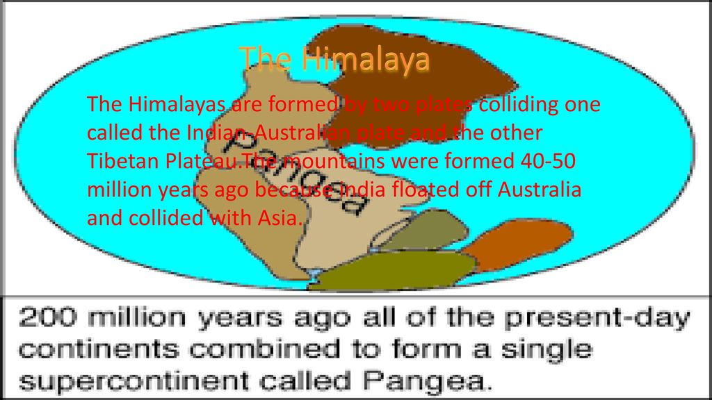 The formation of the himalayas - ppt download