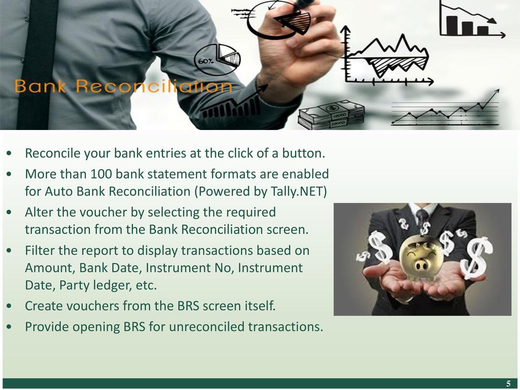 Cheque Printing Bank Reconciliation In Tally Erp 9 Ppt Download