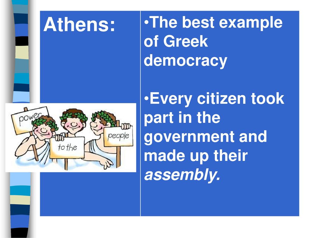 Democracy and Athens. - ppt download