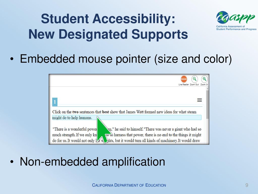 California assessment of student performance and progress smarter