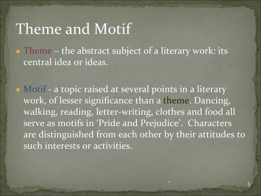 Pride And Prejudice Literary Terms Ppt Download