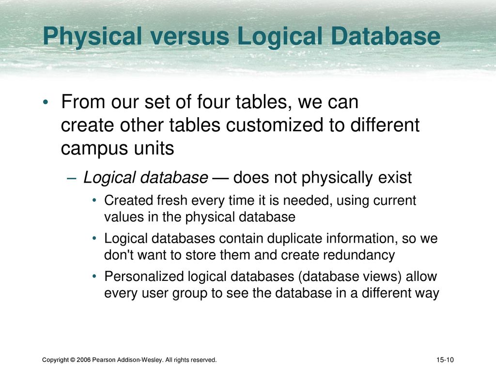 A Table with a View: Database Queries - ppt download