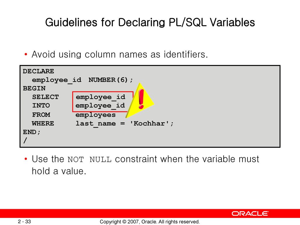 Sql variables. Переменные в SQL. Declare SQL примеры. Pl SQL переменная. Declare SQL что это.
