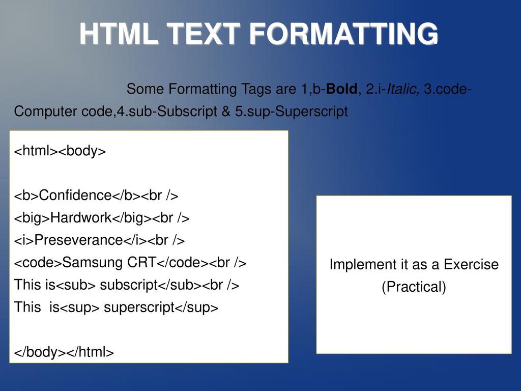 HTML HTML – Hyper Text Markup Language - ppt download