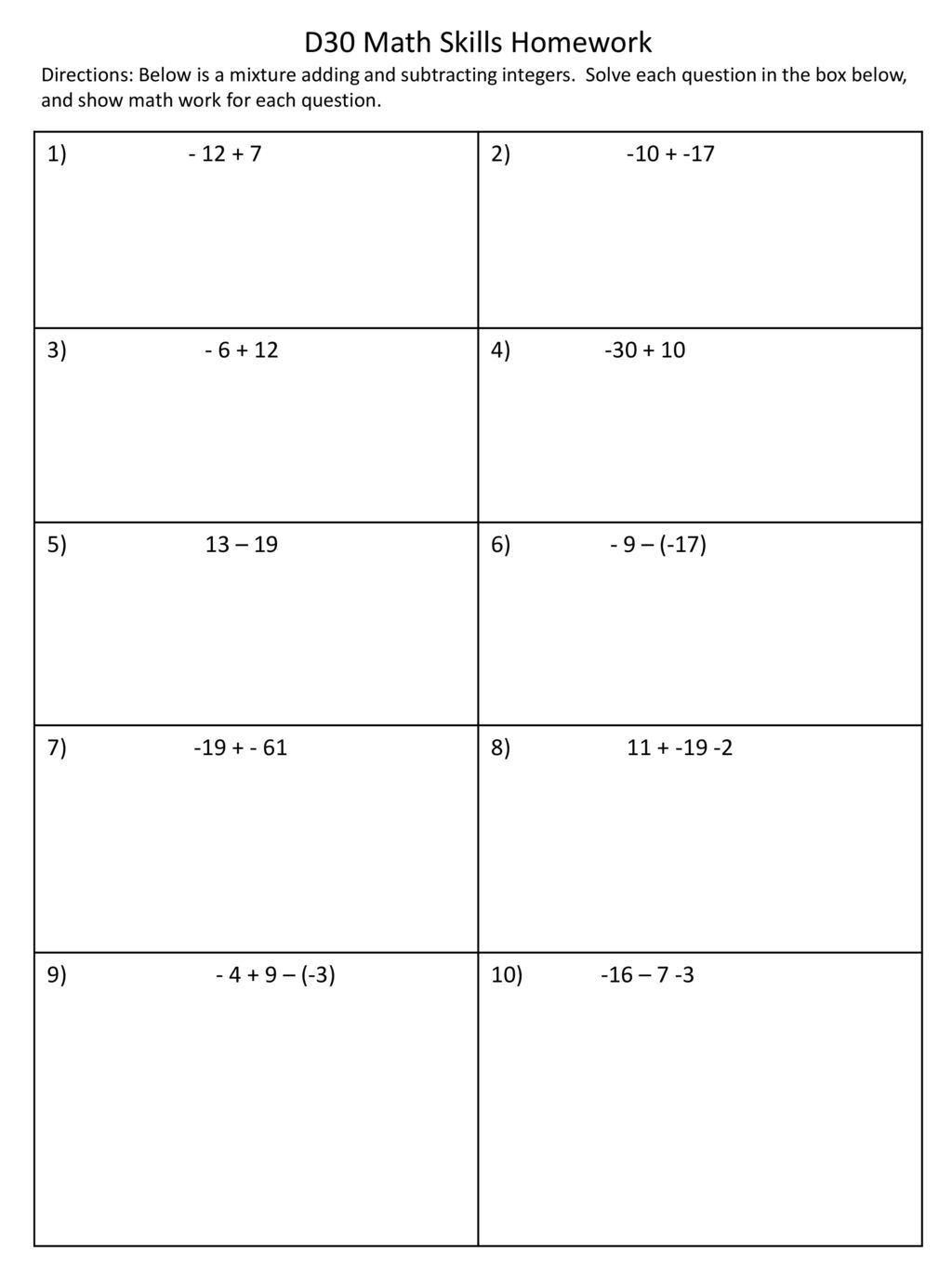 Review adding integers ppt download