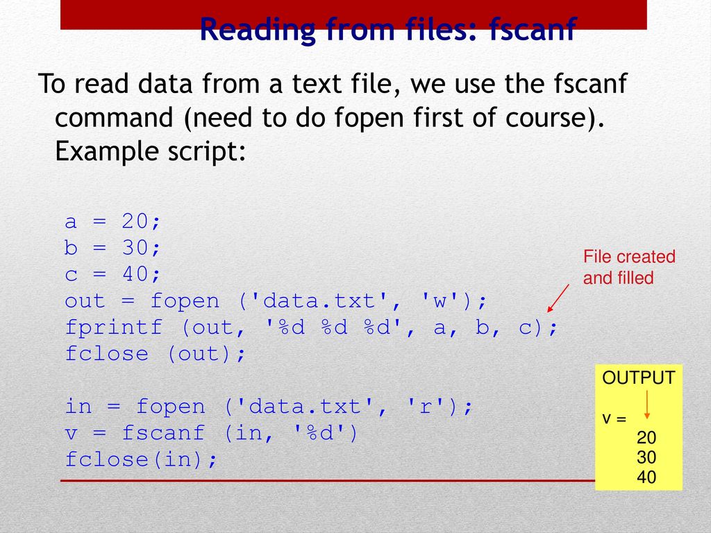 Using Script Files And Managing Data Ppt Download
