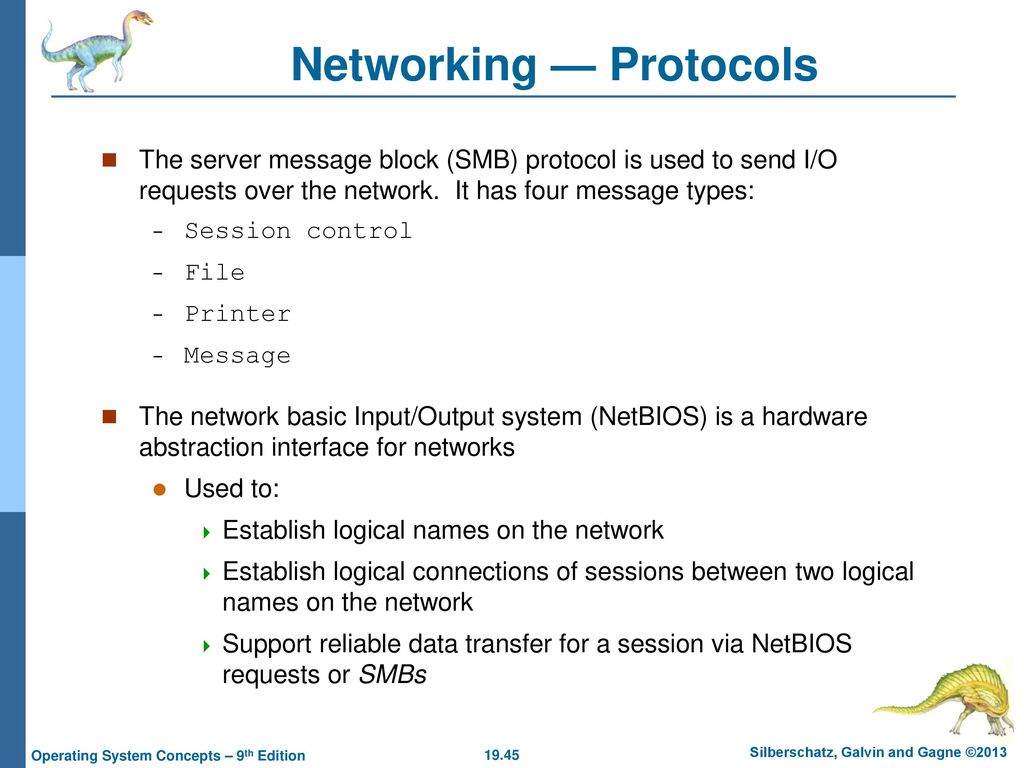 Networking — Protocols