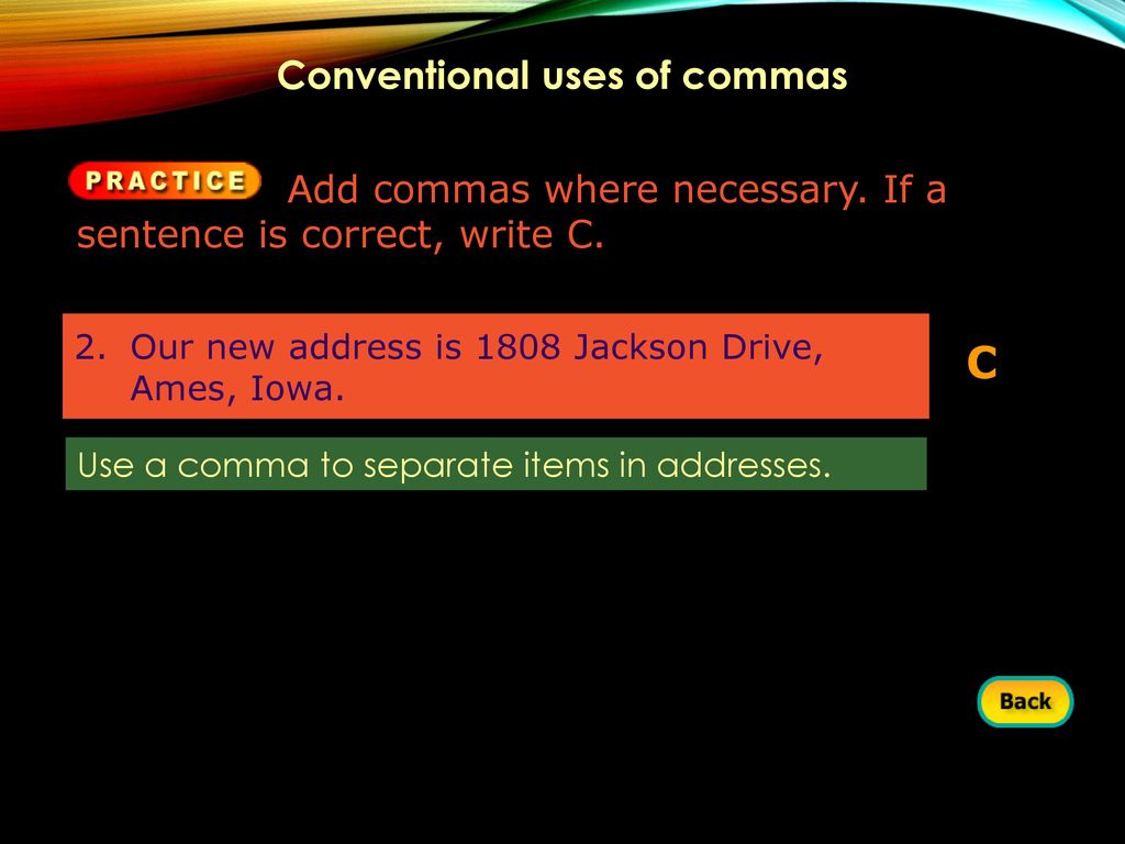 Commas in Closing as Greetings - ppt download