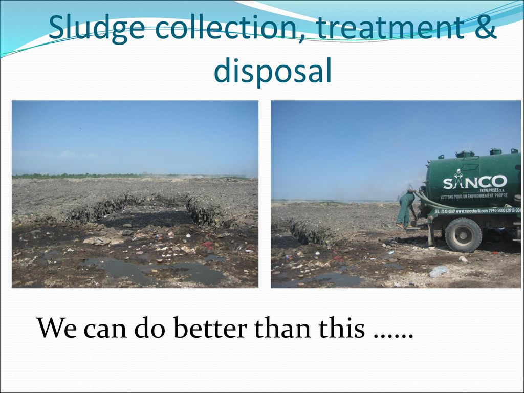 Sludge collection, treatment & disposal