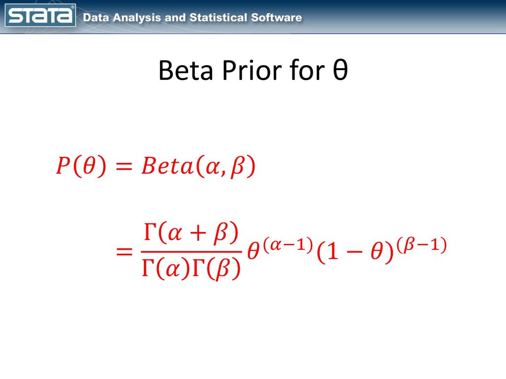 Introduction To The Bayes Prefix In Stata Ppt Download Introduction To The Bayes Prefix In Stata Ppt Download
