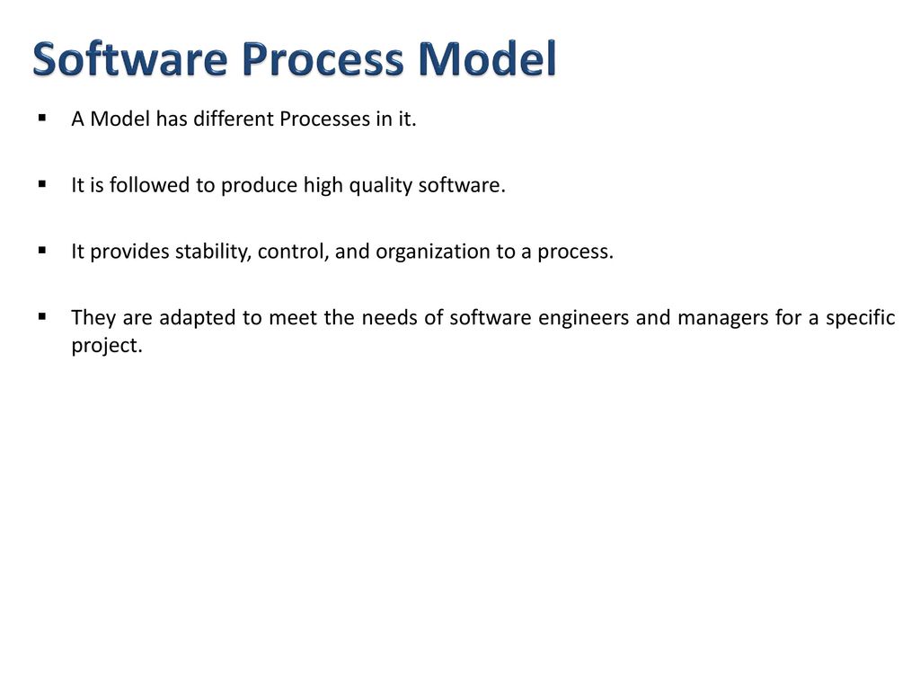 Chapter :Software Process Model - ppt download