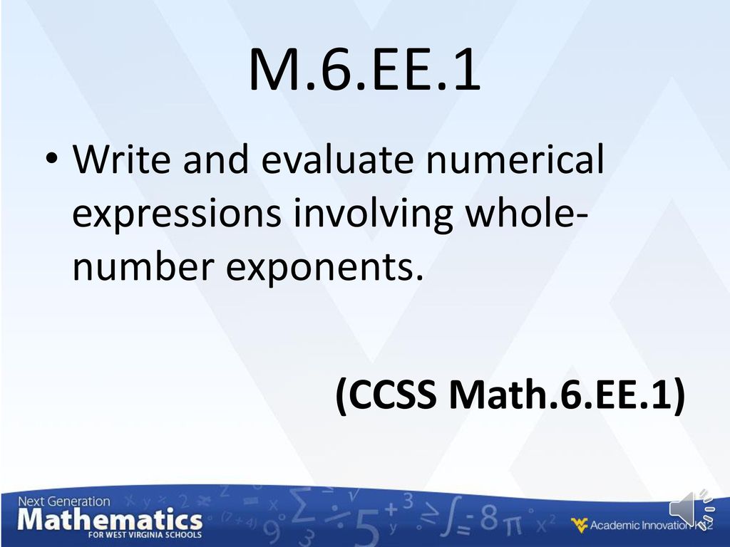 Rolling with exponents demonstrating mastery ppt download