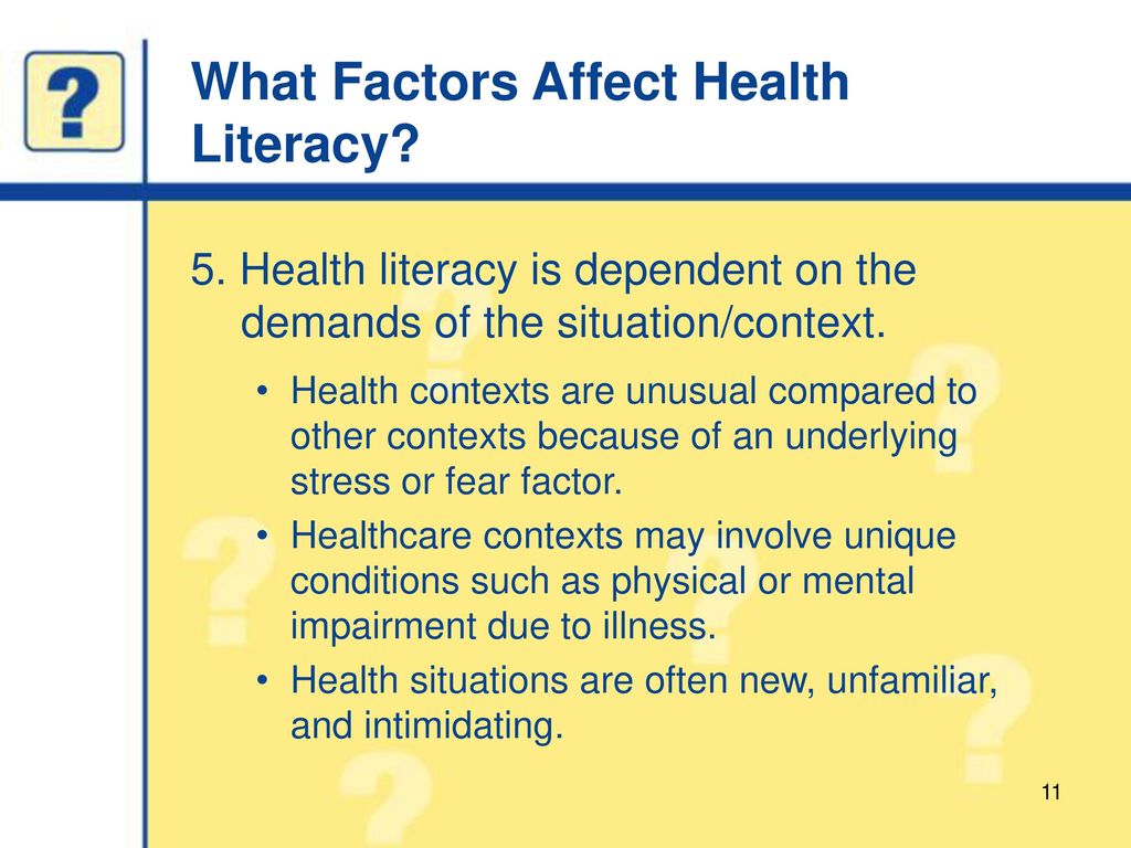 Health Literacy What You Need To Know And What You Can Do About It