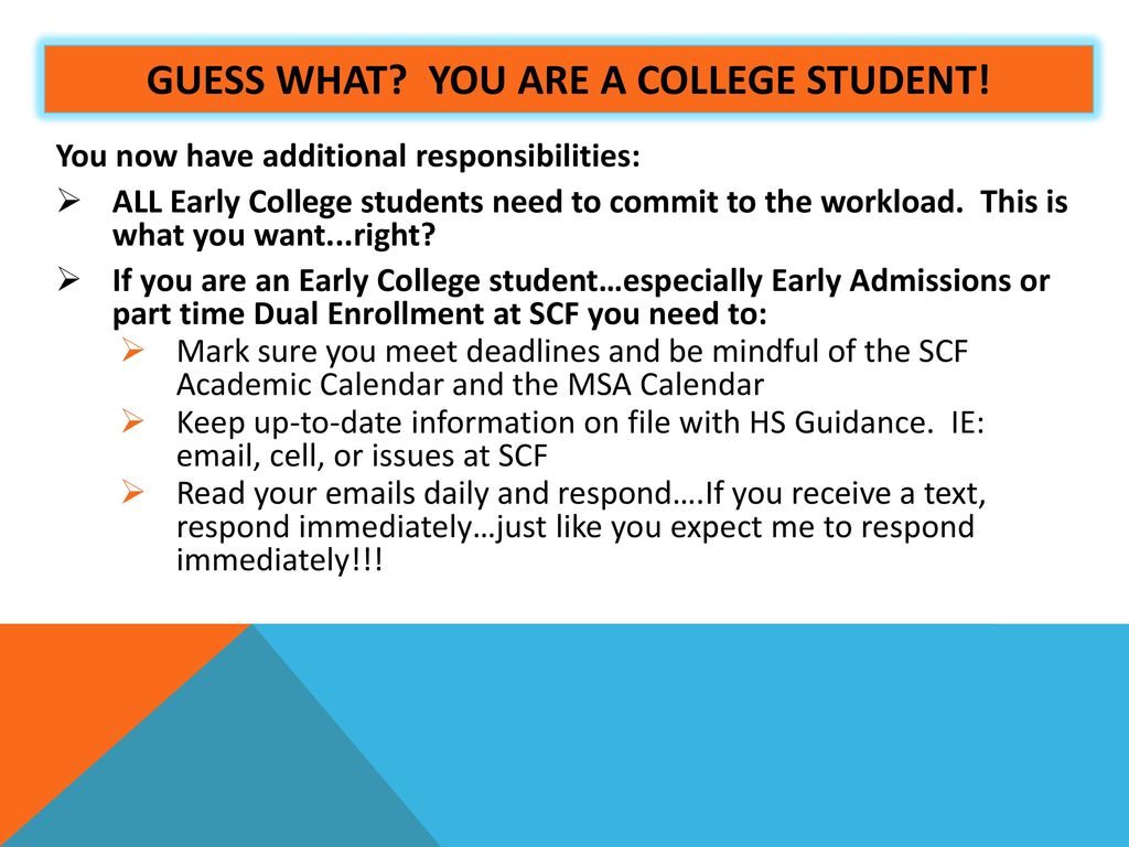 How much do you know about Early college? - ppt download