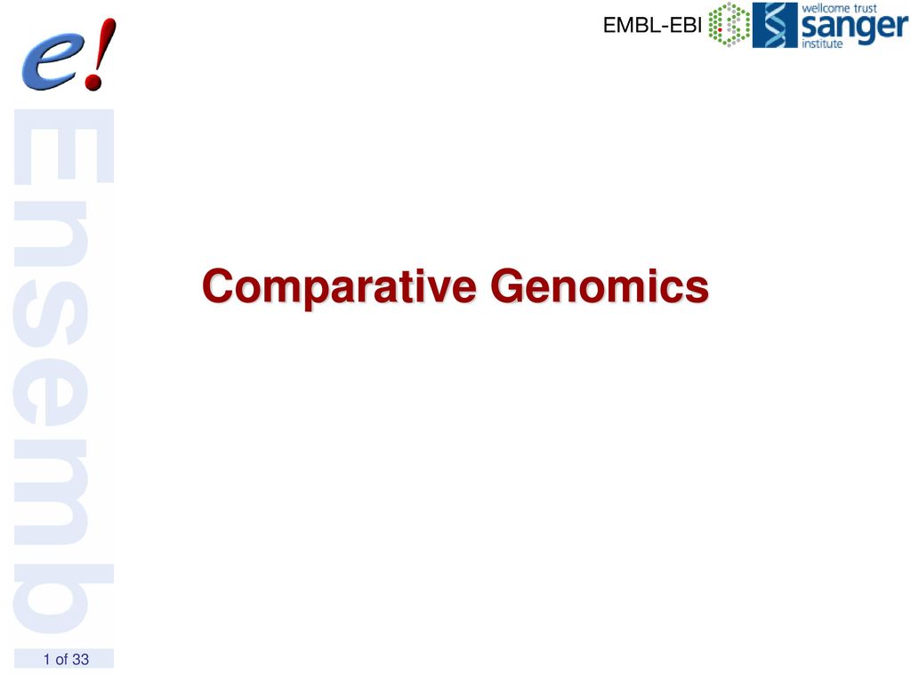 Comparative Genomics. - Ppt Download