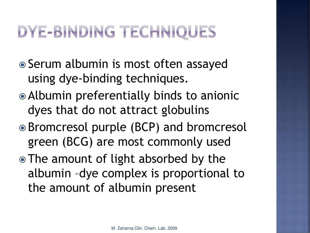 Dye-binding Techniques