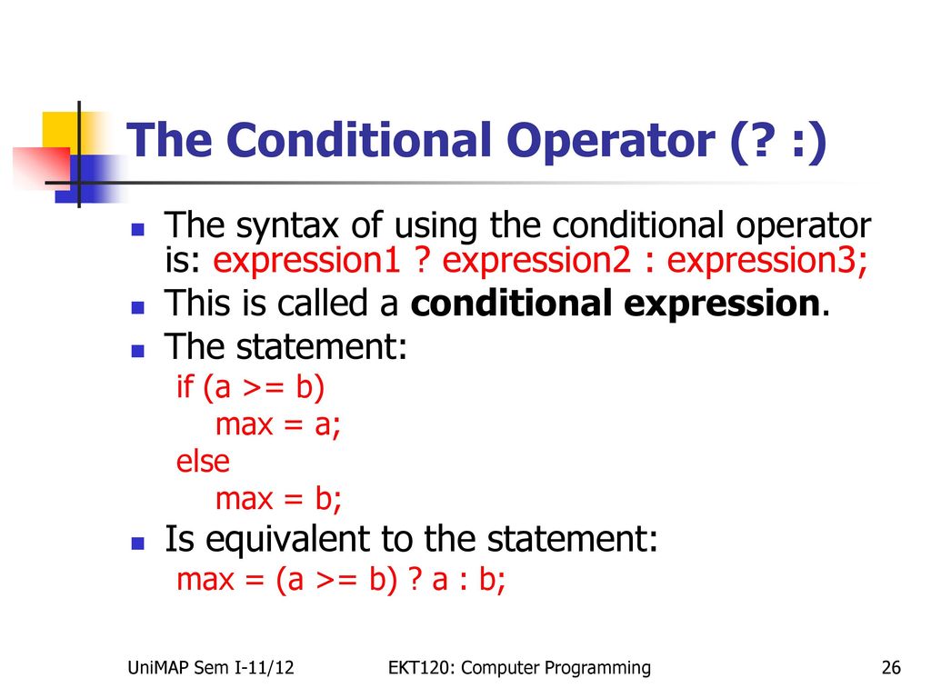 Week 3 – Selection Structures - ppt download