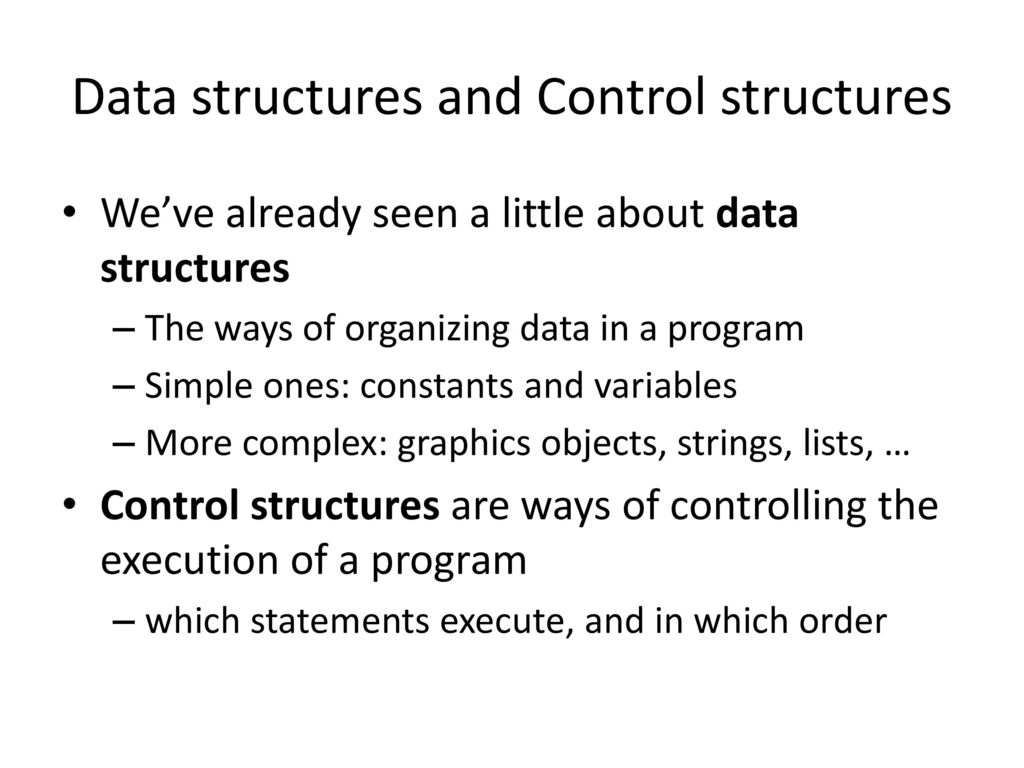 CS 115 Lecture 8 Structured Programming; for loops - ppt download