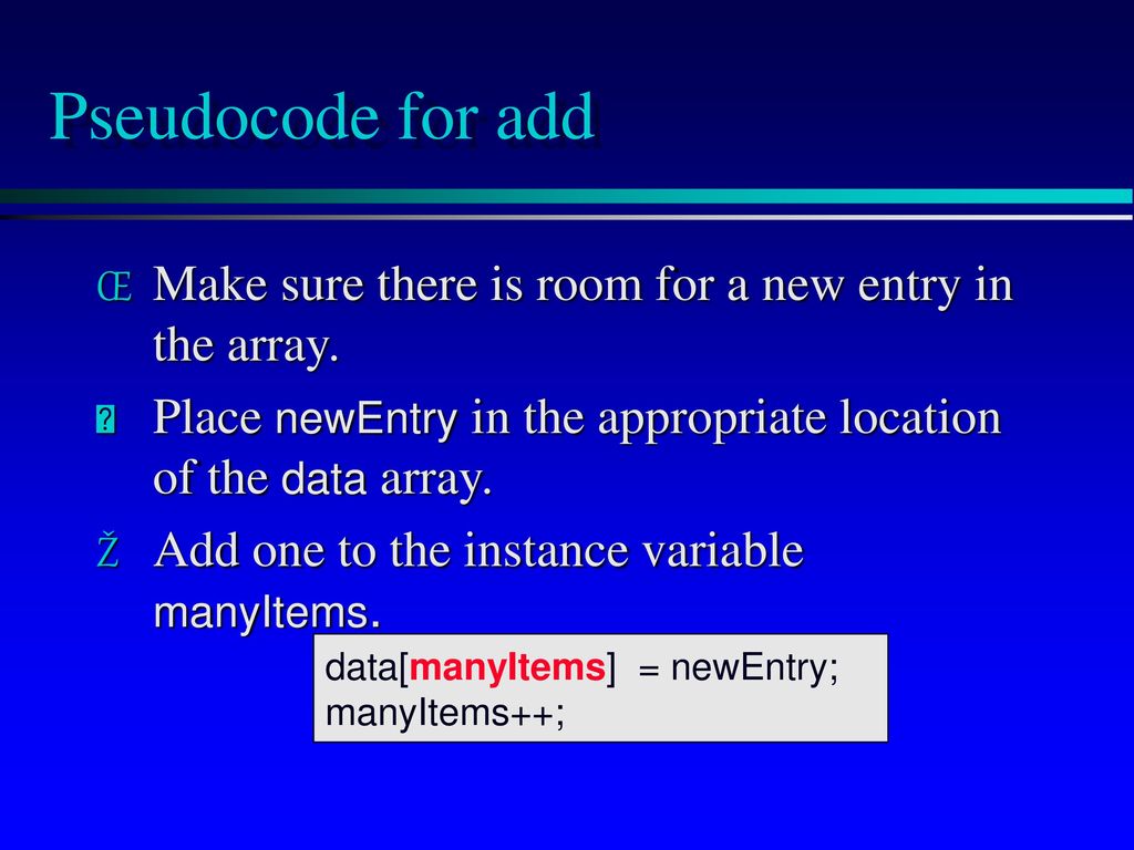 Collection Classes A Collection class is a data type that is capable of ...