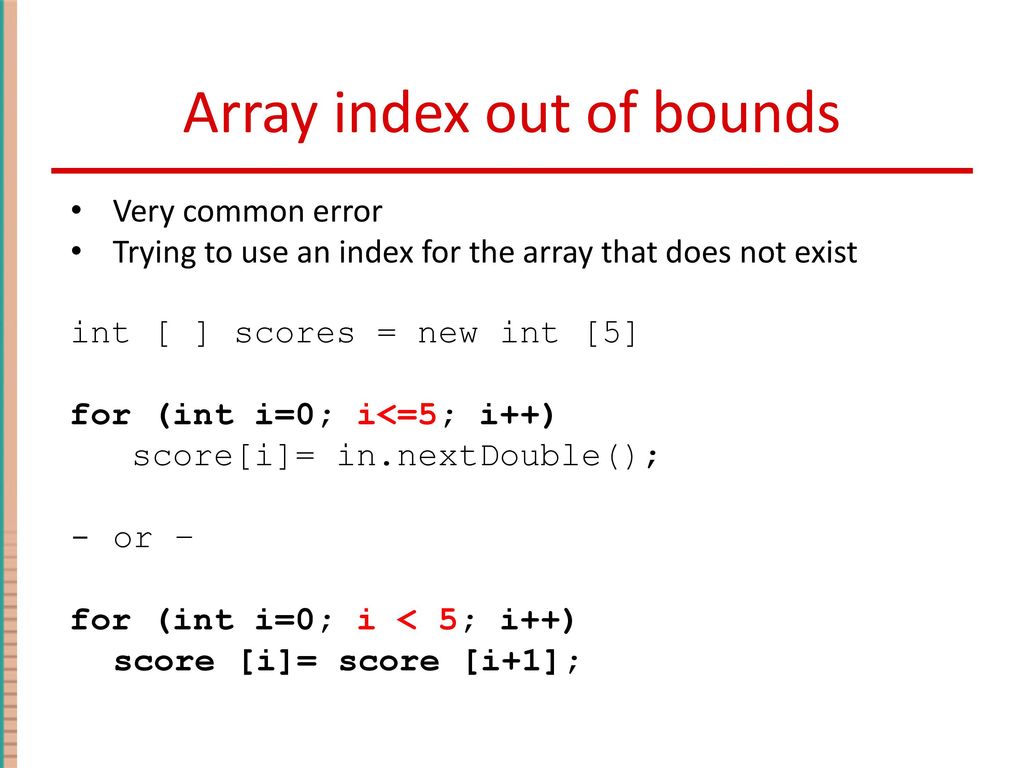 Chapter 6 Arrays Slides prepared by Rose Williams, Binghamton ...