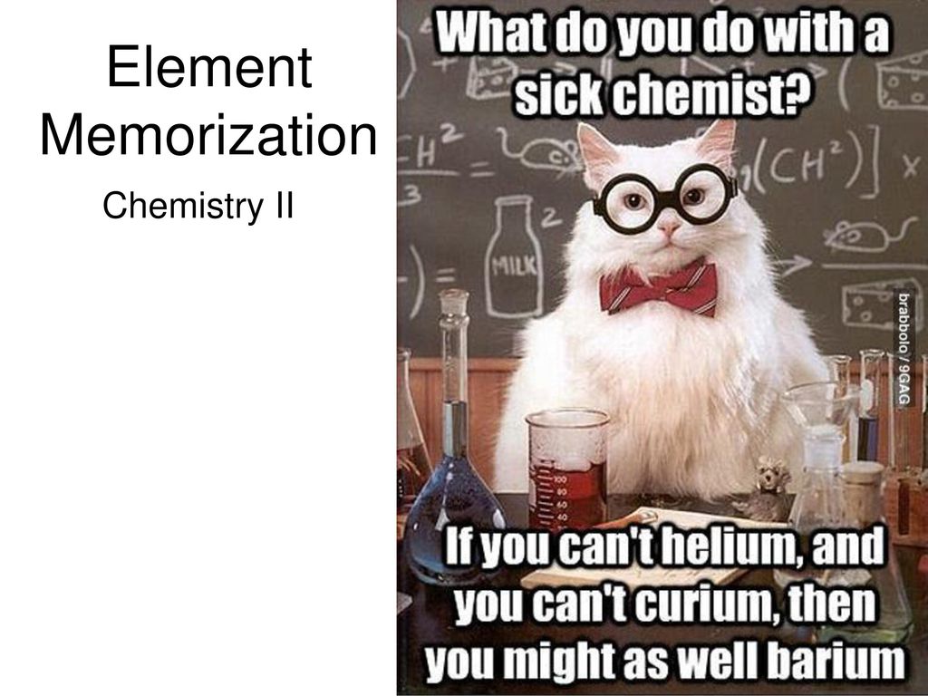 chemistry cat memes helium