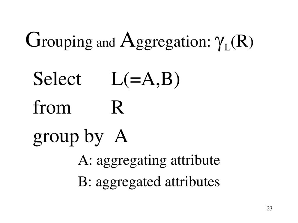 Cs157b query optimization ppt download