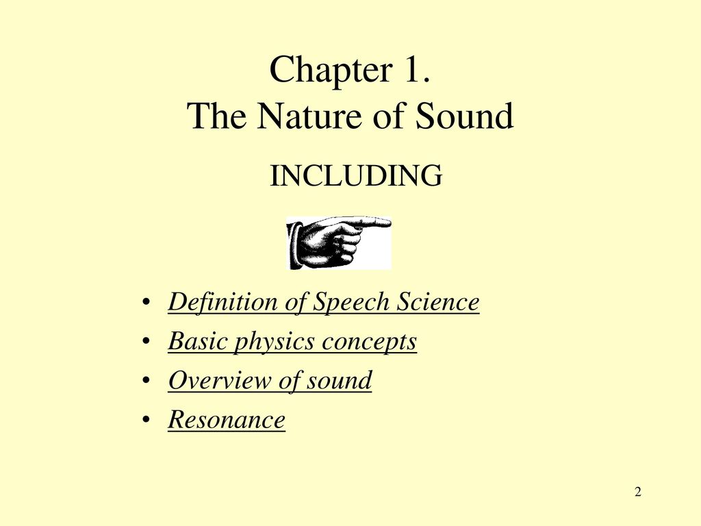 Chapter 1. The Nature of Sound