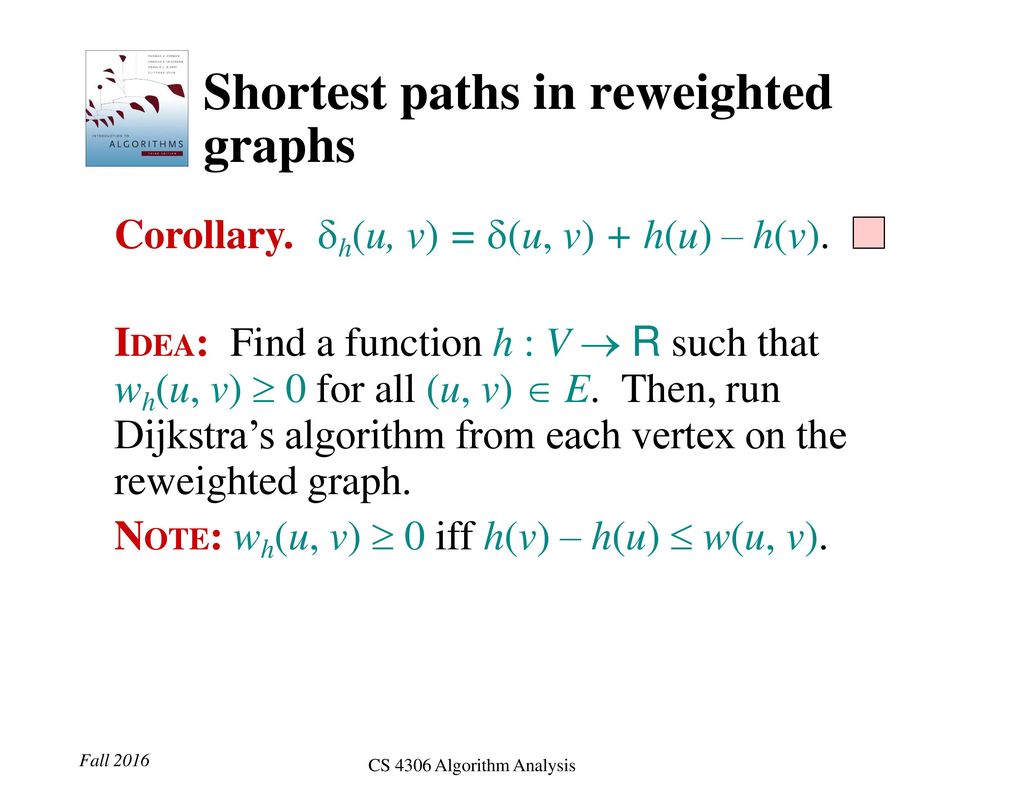 Algorithm analysis fall 2017 cs 4306 03 ppt download