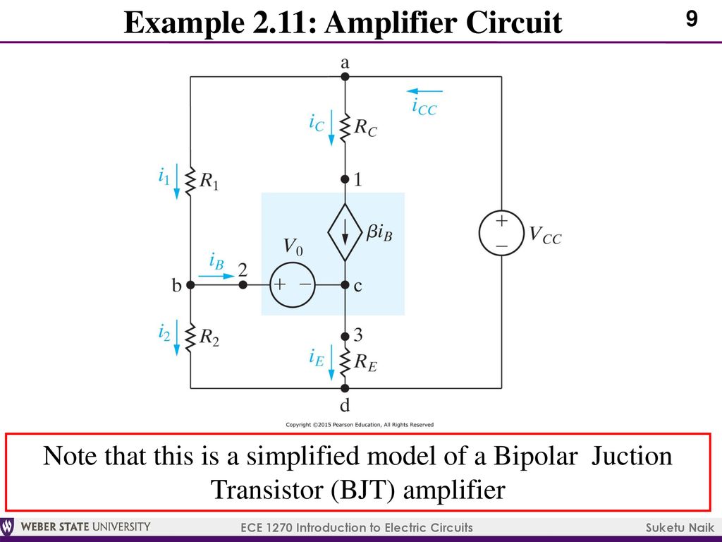 Example 2.11: Amplifier Circuit