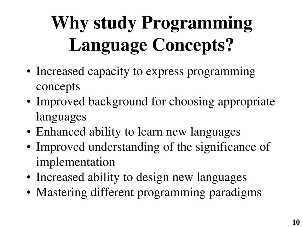 Programming Languages - ppt download