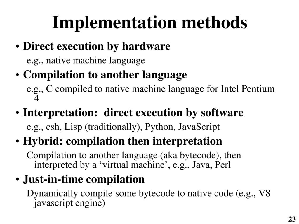 Programming Languages - ppt download