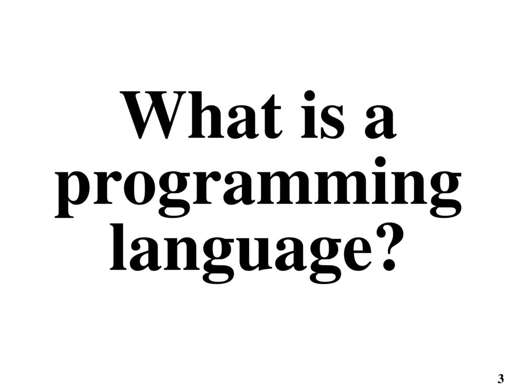 Programming Languages - ppt download