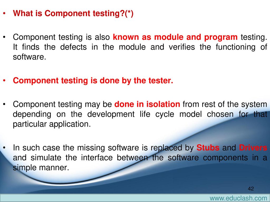 Unit-2 testing throughout the sw life cycle - ppt download
