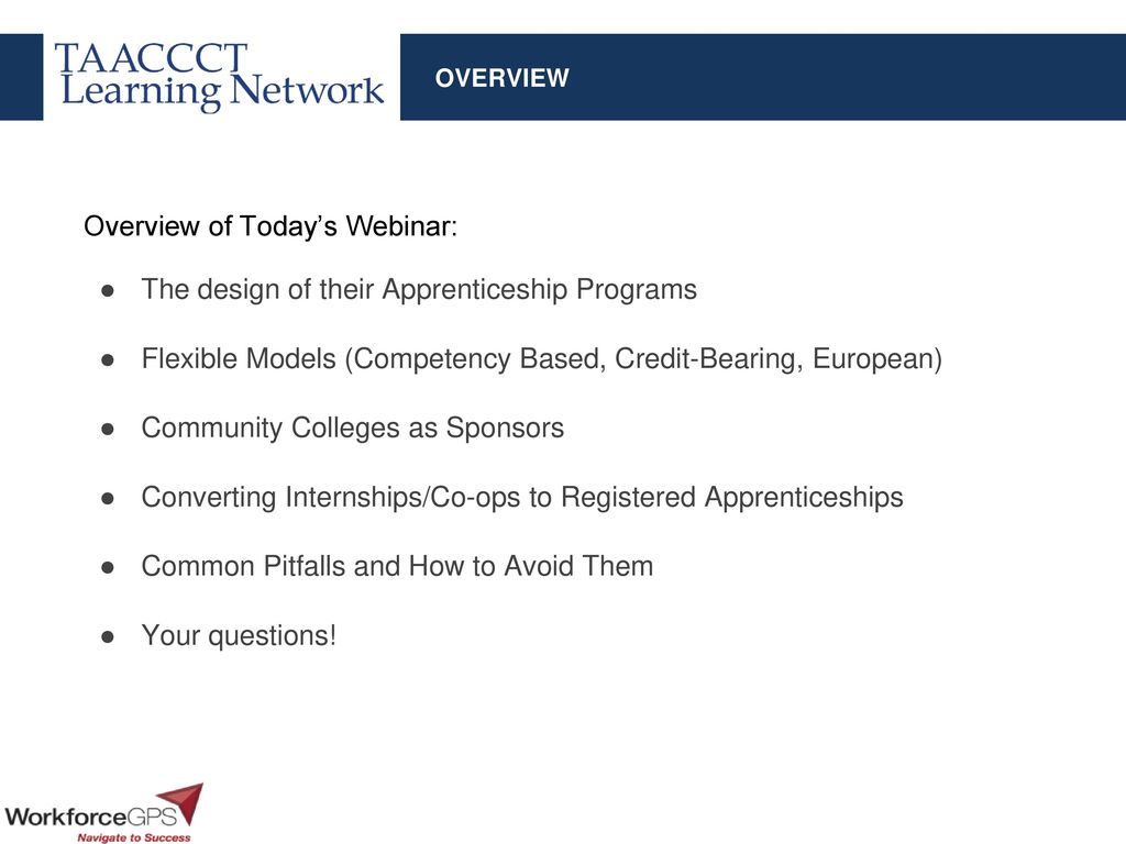From design to implementation flexible apprenticeship models that work