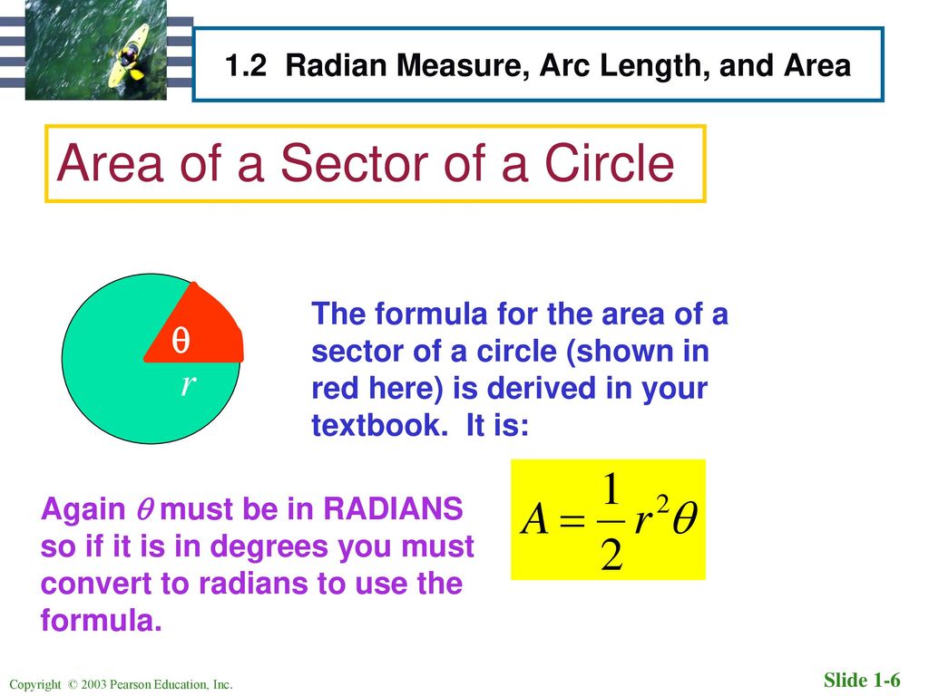 1.2 Radian Measure, Arc Length, And Area - Ppt Download