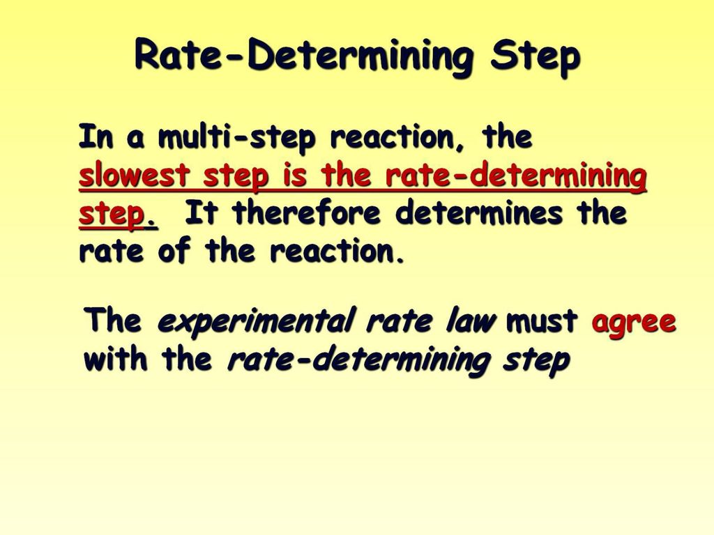 Reaction mechanism ppt download