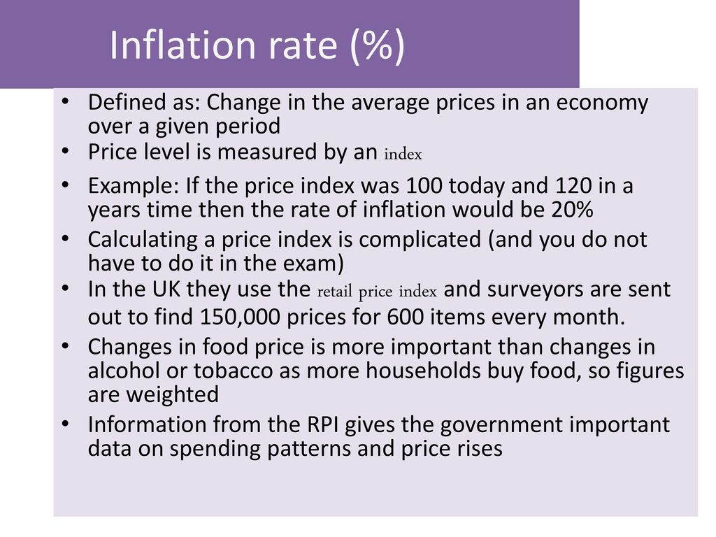How does inflation affect us all? AS Business - ppt download
