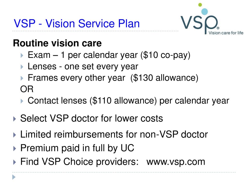 Vsp Choice Plan Options Chart