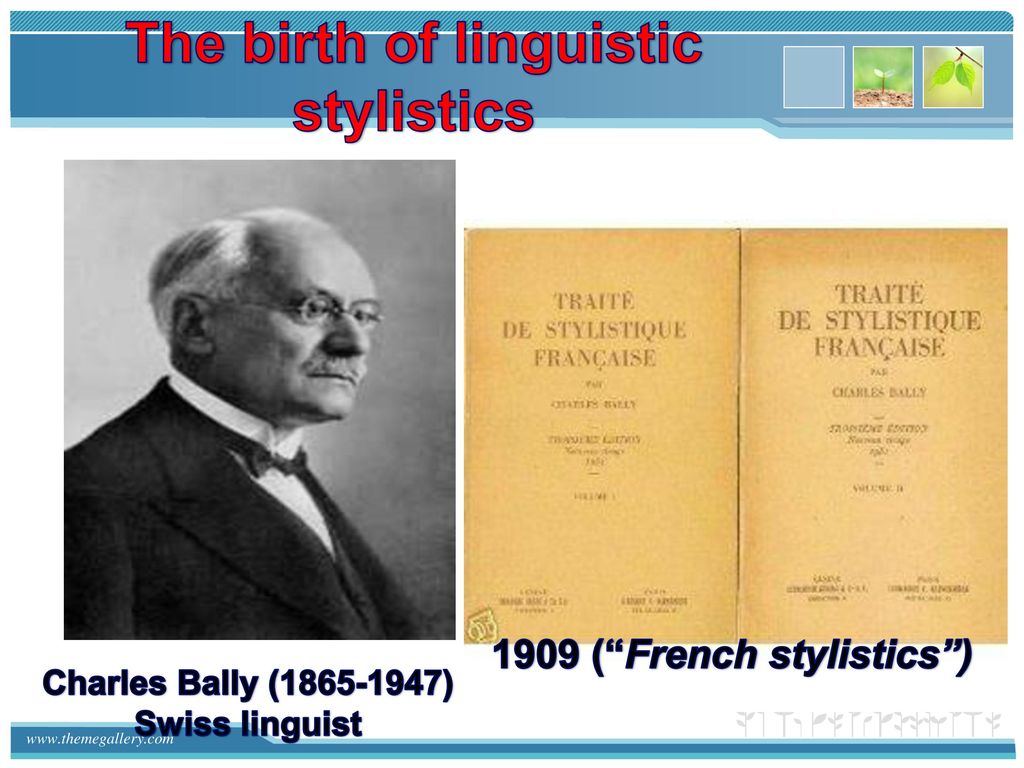 Lecture 1 (1) Stylistics as a linguistic science - ppt download