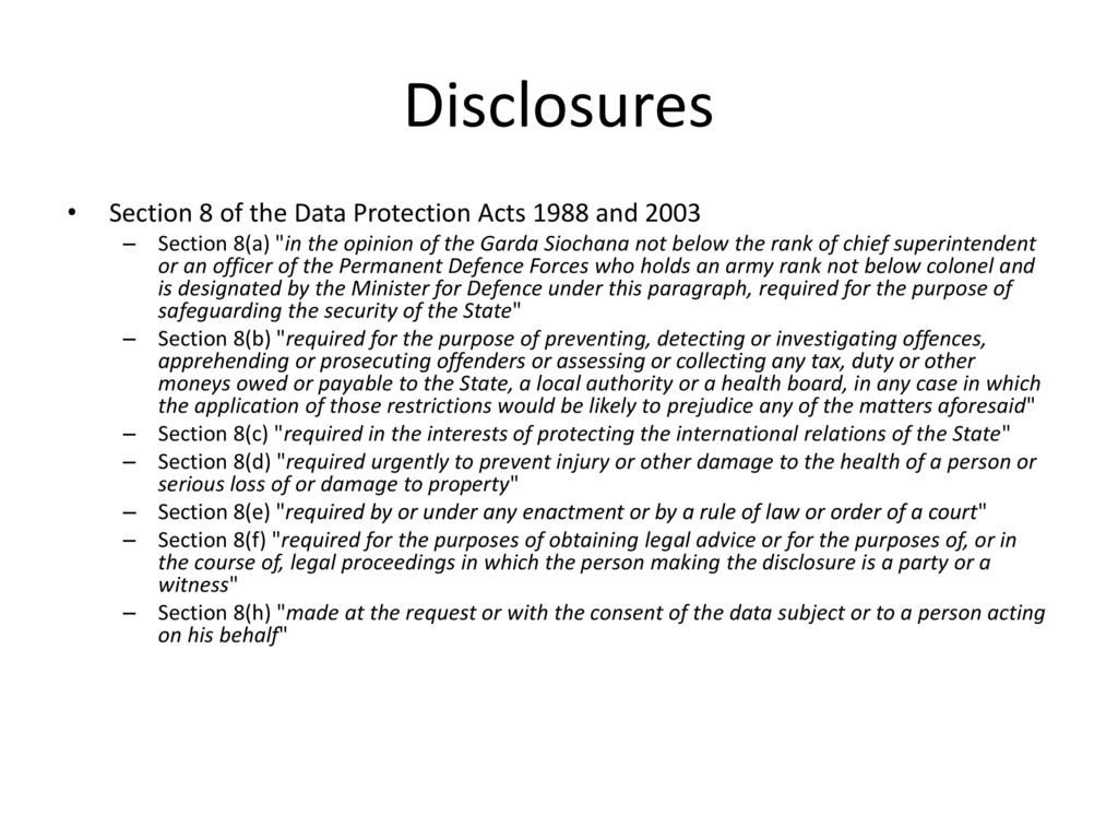 Data protection issues in regulatory investigations - ppt download