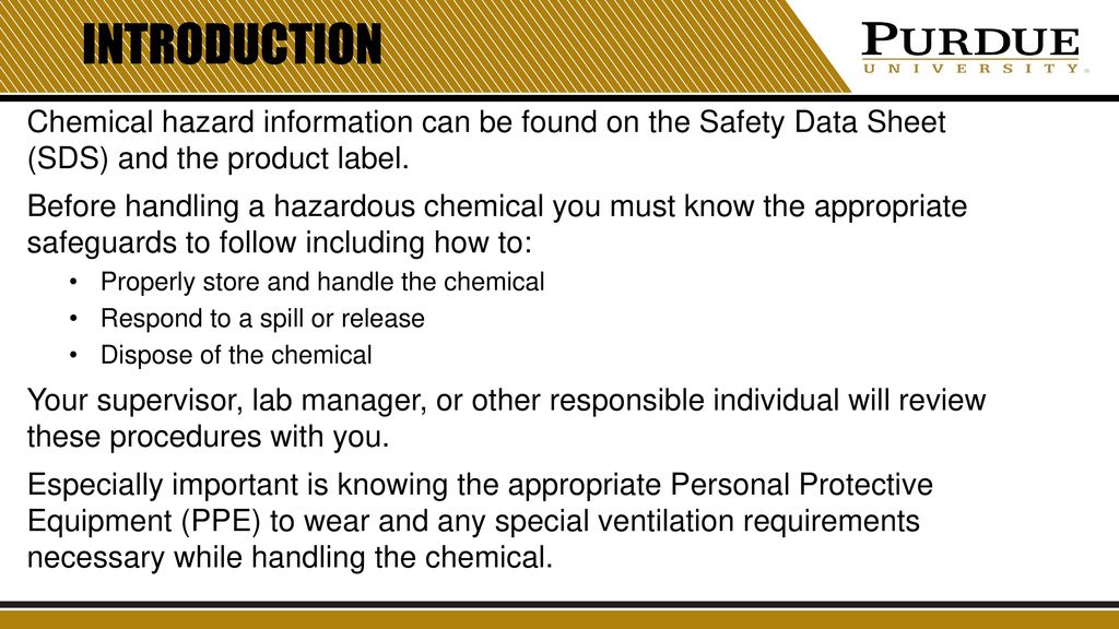 Hazard Communication Program - ppt download