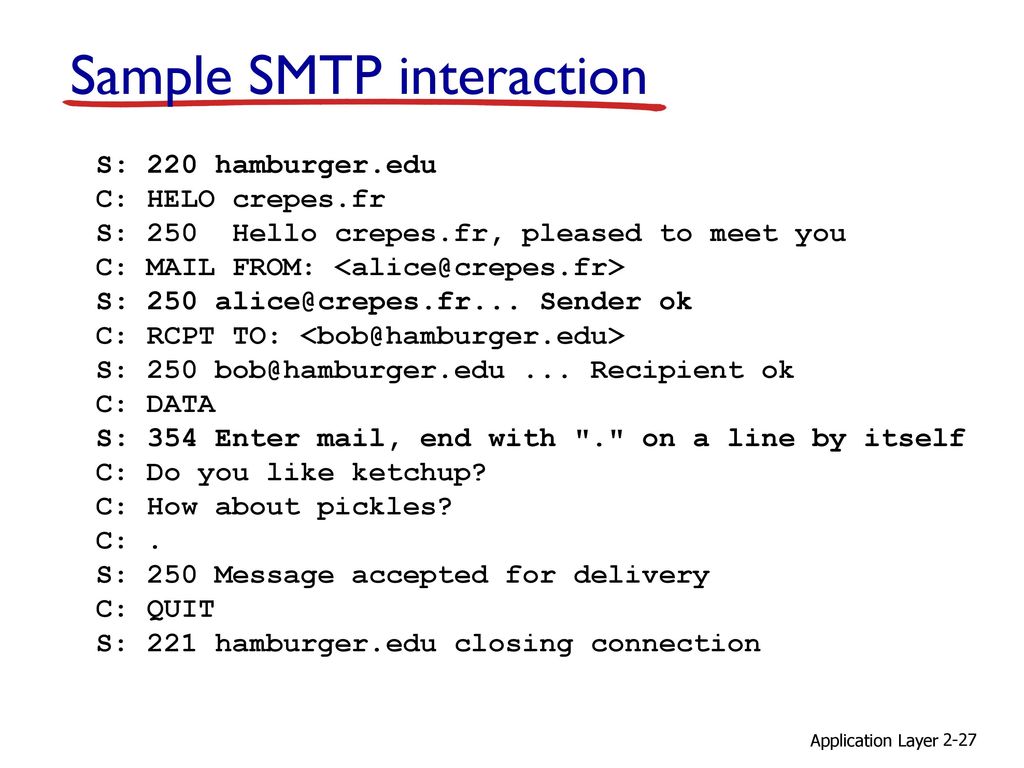 Chapter 2 Application Layer - ppt download
