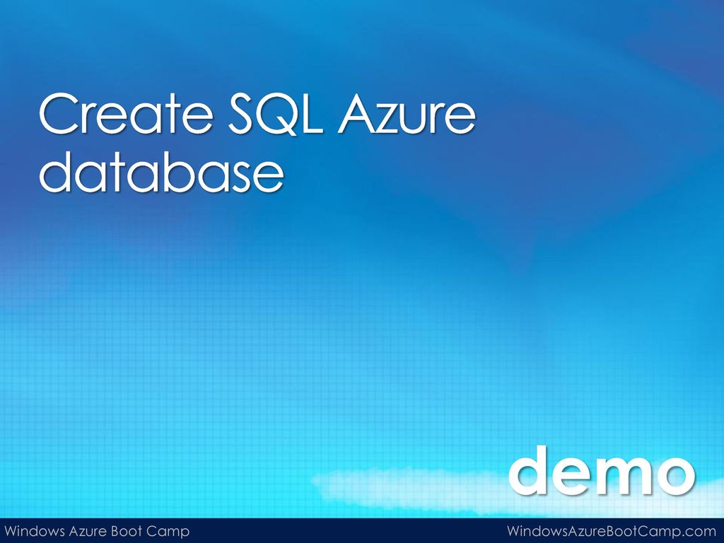 SQL Azure In this module- Learn how SQL lives in the cloud - ppt download