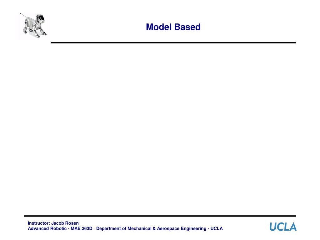 Model Based Instructor: Jacob Rosen