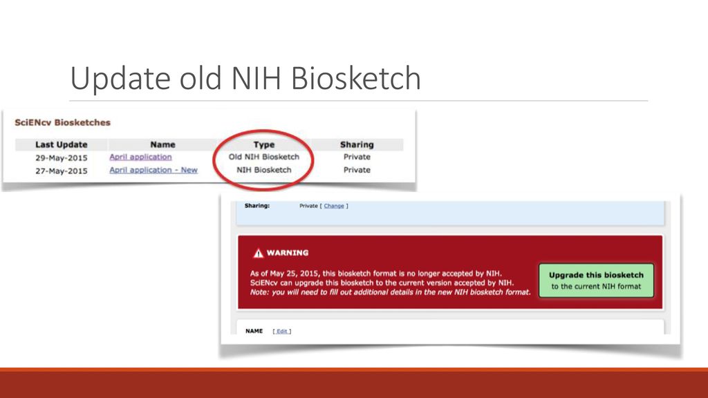 MyBibliography and SciENcv for NIH Public Access Policy Compliance