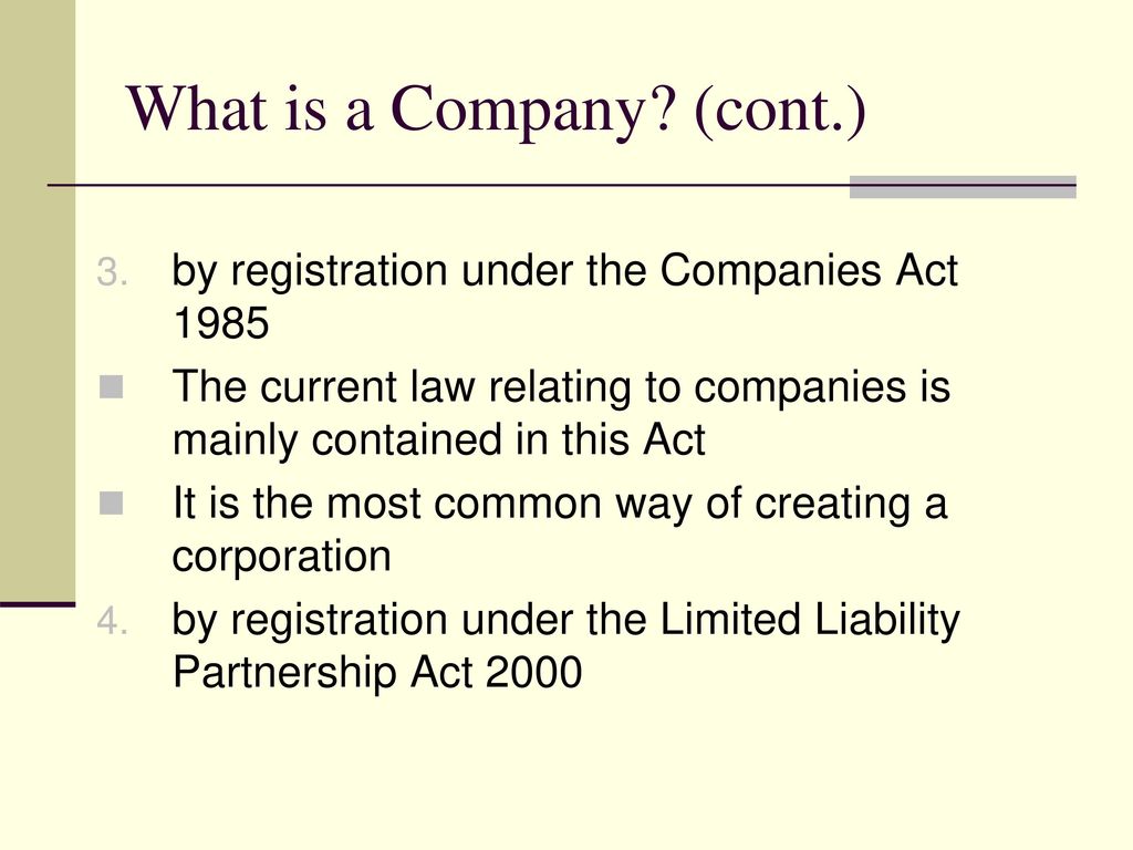 Companies Act, ppt download